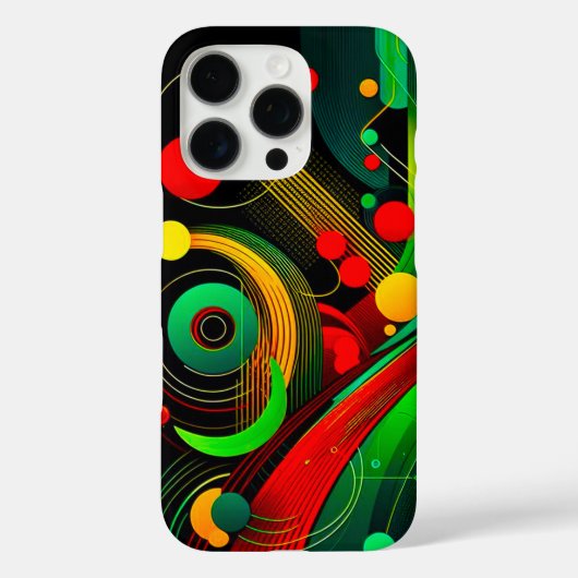Chromatic Pulse Case-Mate iPhone Case (Achterkant)