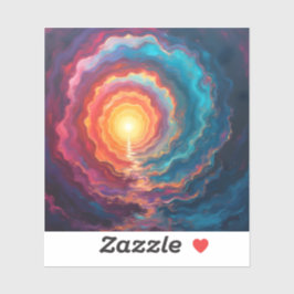 Chromatic Singularity - Square Vinyl Sticker