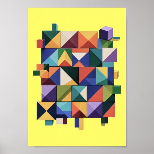 Chromatic Structure Poster (Voorkant)