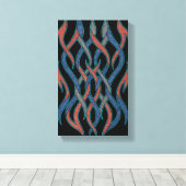 Chromatic Threads Canvas Afdruk (Insitu (Houten vloer))