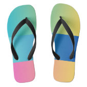 "Chromatisch comfort: kleur slaper" Teenslippers (Voetbed)