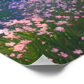 Chromatische bergen Vista Poster (Hoek)