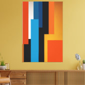 chromatische codes canvas afdruk (Insitu (Woonkamer))