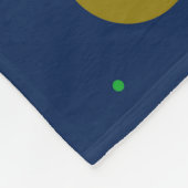 Chromatische Confetti fleece deken (Hoek)