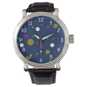 Chromatische Confetti Horloge