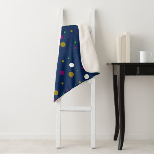 Chromatische Confetti Sherpa Deken