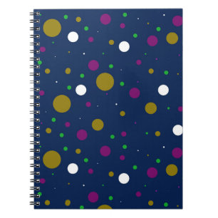Chromatische Confetti spiraal Notitieboek