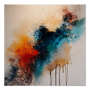 Chromatische explosie perfect poster
