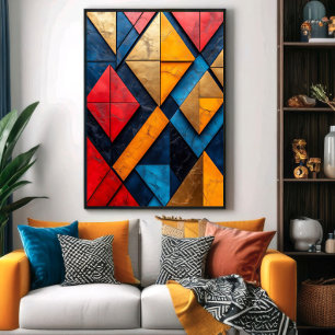 Chromatische Fragmenten Poster