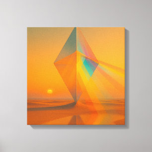 Chromatische Horizon Canvasprint Canvas Afdruk