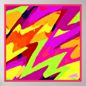 Chromatische kunstfusie poster (Voorkant)