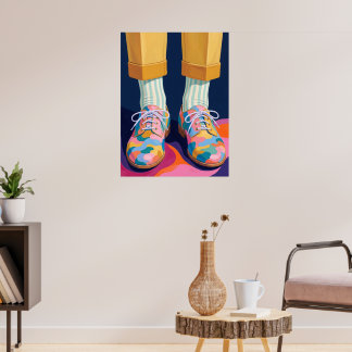 Chromatische pas poster