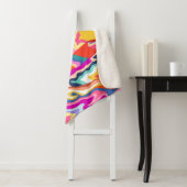 Chromatische pieken sherpa deken (In situ)