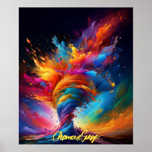 "Chromatische piekspanning" Poster