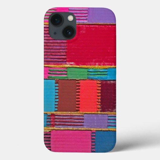 Chromatische quilt Case-Mate iPhone case (Achterkant)