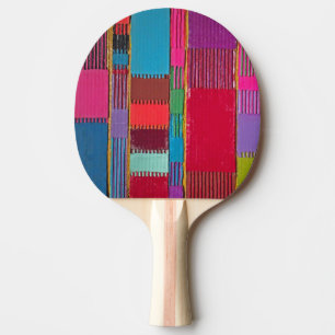 Chromatische quilt tafeltennisbatje