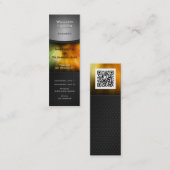 Chromatische technologie elegant ontwerp met QR-co Mini Visitekaartje (Voorkant / Achterkant)
