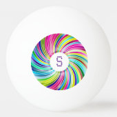 Chromatische Vortex Ping Pong Bal Pingpongballen (Achterkant)
