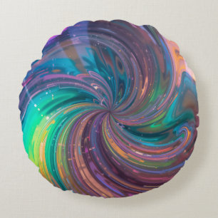 Chromatische vortex rond kussen