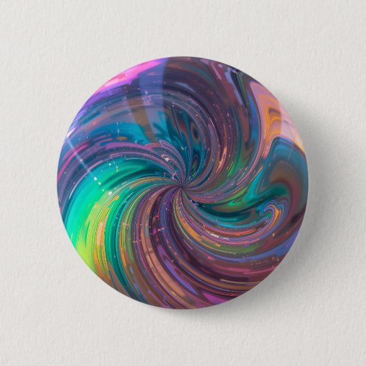 Chromatische vortex ronde button 5,7 cm (Voorkant)