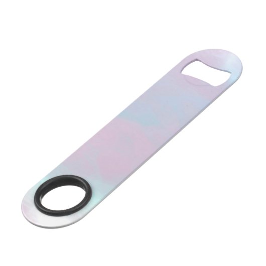 Chrome als Caduceus Medical Symbol Moeder Pearl Speed Flessenopener (Achterkant Gekanteld)