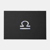 Chrome als het herendiersymbool slang huiddecor deurmat (Voorkant)