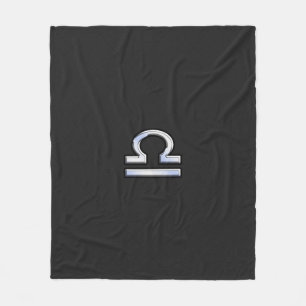 Chrome als het herendiersymbool slang huiddecor fleece deken