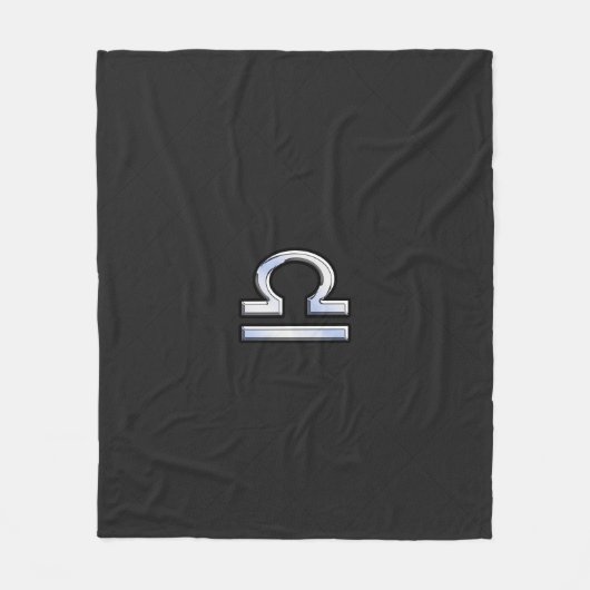 Chrome als het herendiersymbool slang huiddecor fleece deken (Voorkant)