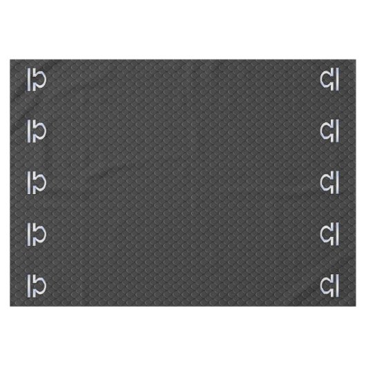 Chrome als het herendiersymbool slang huiddecor tafelkleed (Voorkant (Horizontaal))