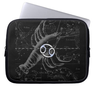 Chrome als Kanker Sterrenbeeld op Hevelius Laptop Sleeve