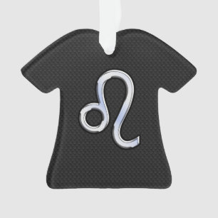 Chrome als Leo Zodiac Sign op slangenhuid Ornament