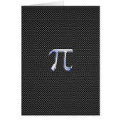 Chrome als PI-symbool op koolstofvezel afdrukken (Voorkant)