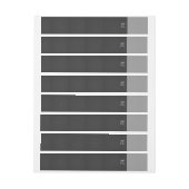 Chrome als PI-symbool op koolstofvezel afdrukken (Vel)