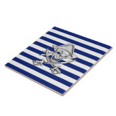 Chrome als piraat op marineschepen tegeltje (Zijkant)