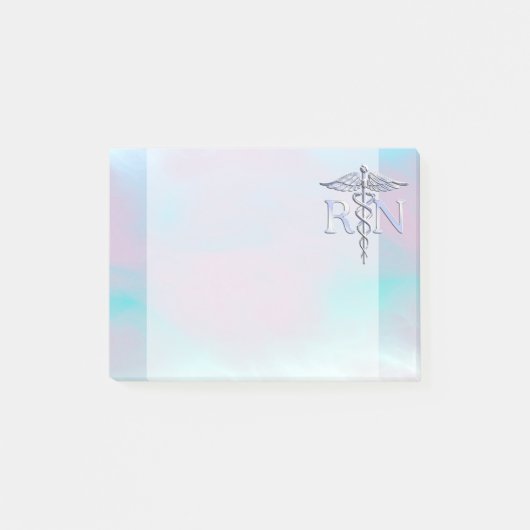 Chrome als RN Caduceus in moederstijl Post-it® Notes (Voorkant)