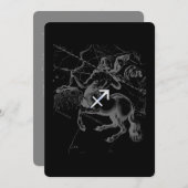 Chrome als Sagittarius Zodiac Sign Hevelius Decor (Voorkant / Achterkant)