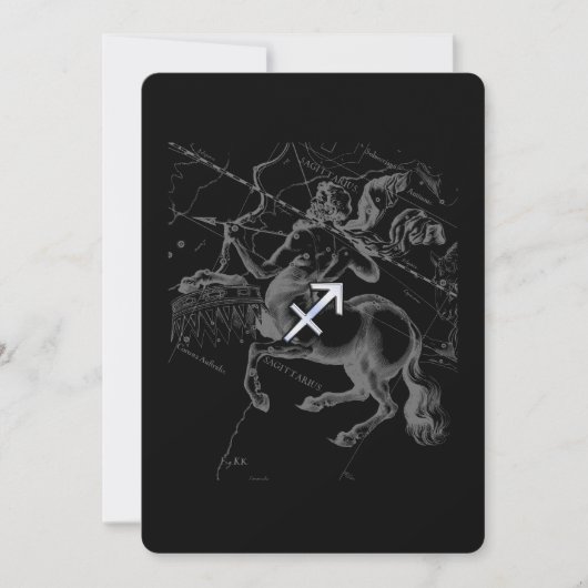 Chrome als Sagittarius Zodiac Sign Hevelius Decor (Voorkant)