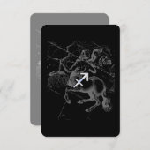 Chrome als Sagittarius Zodiac Sign Hevelius Decor (Voorkant / Achterkant)