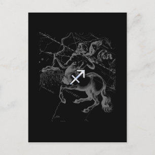 Chrome als Sagittarius Zodiac Sign Hevelius Decor Briefkaart