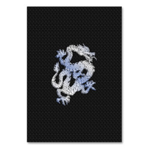 Chrome als Silver Dragon Black Snake Skin-stijl Kaart