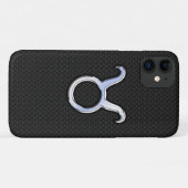 Chrome als Taurus Zodiab Sign on Snake Skin Case-Mate iPhone Case (Achterkant (horizontaal))