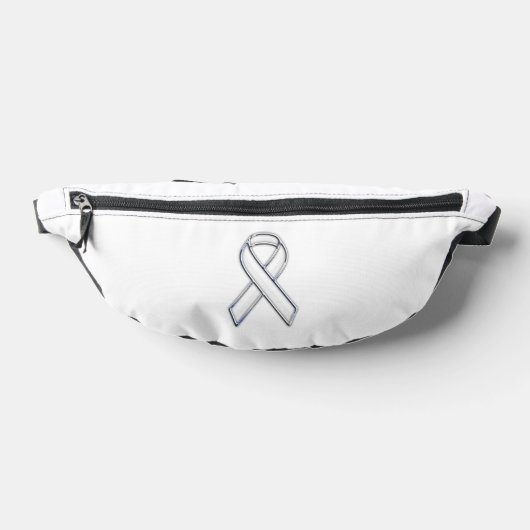Chrome als White Ribbon Awareness Heuptasje (Liggend)