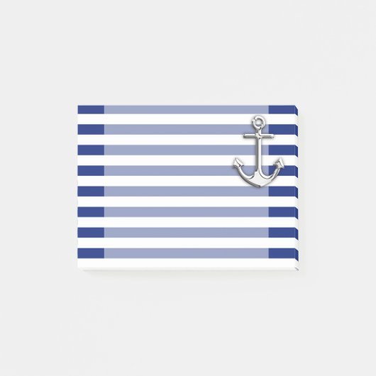Chrome Anchor op marinestapes Post-it® Notes (Voorkant)