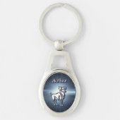 Chrome Aries Sleutelhanger (Voorkant)