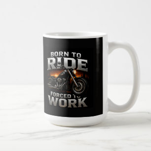 🏍️ Chrome Biker Schedelstijl voor motorrijders Koffiemok