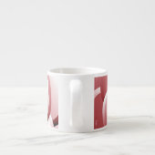 Chrome Bloemen - Rubescent Espresso Cup Espresso Kop (Achterkant)