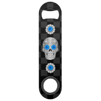 Chrome Calavera (Blue Roos) Bar Key Speed Flessenopener