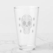Chrome Calavera (Rose noir) Verre (Dos)
