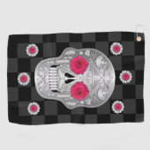 Chrome Calavera (Rose rose) serviette de golf (Horizontal)