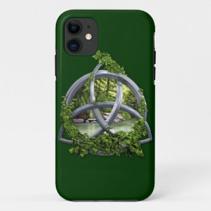 Chrome Celtic Trinity Knot iPhone 11 Hoesje